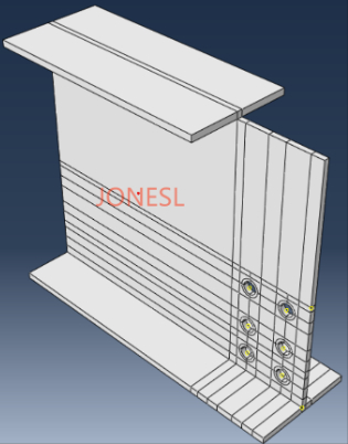 Abaqus中多孔栓接结构在多接触条件下的螺栓预紧力施加实例的图4